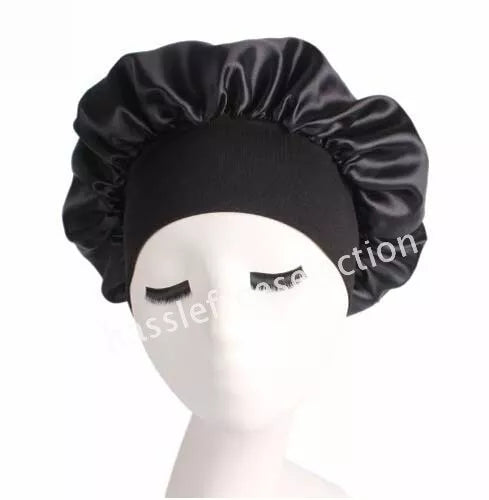 Soft Satin Sleeping Bonnet Hair Wrap – Protect Your Curls Overnight