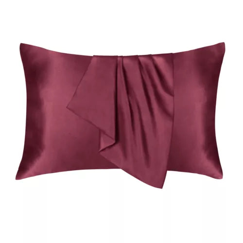 2x Luxury Satin Silk Pillowcases – Wake Up to Frizz-Free, Smooth Hair