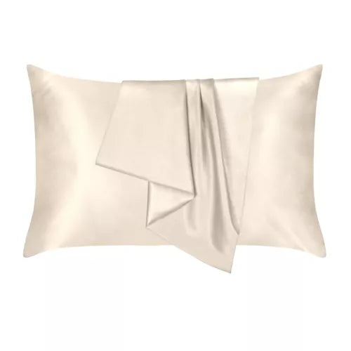 2x Luxury Satin Silk Pillowcases – Wake Up to Frizz-Free, Smooth Hair