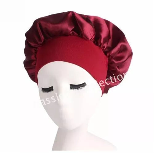 Soft Satin Sleeping Bonnet Hair Wrap – Protect Your Curls Overnight