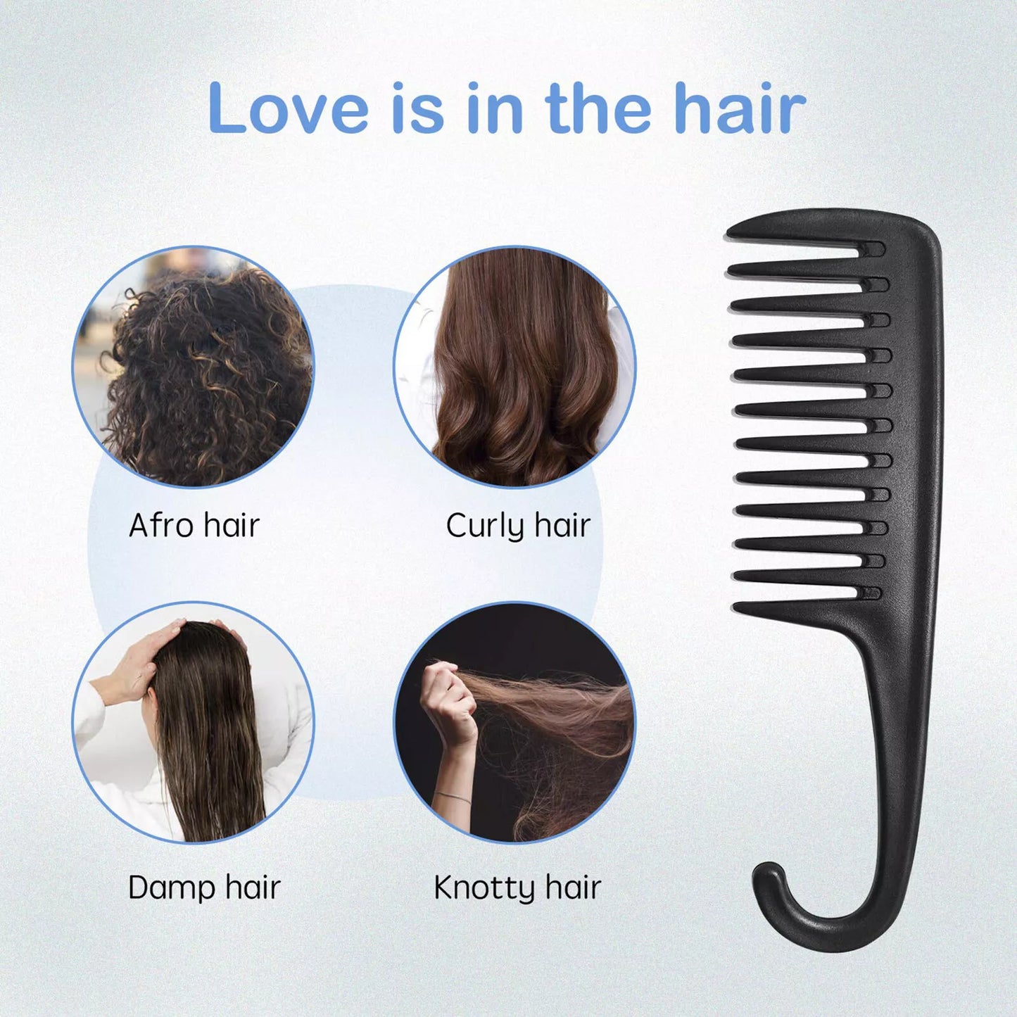 Large Wide Tooth Comb – The Ultimate Tool for Detangling Curly Hair