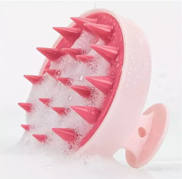 Silicone Scalp Shampoo Brush Scrubber – Gentle Exfoliation for Healthier Hair