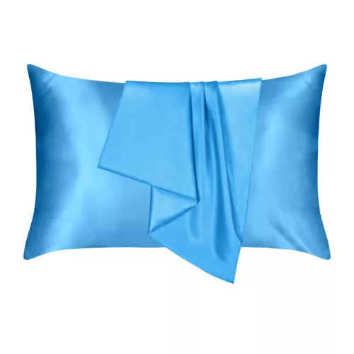 2x Luxury Satin Silk Pillowcases – Wake Up to Frizz-Free, Smooth Hair