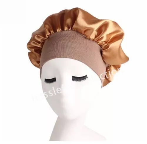 Soft Satin Sleeping Bonnet Hair Wrap – Protect Your Curls Overnight