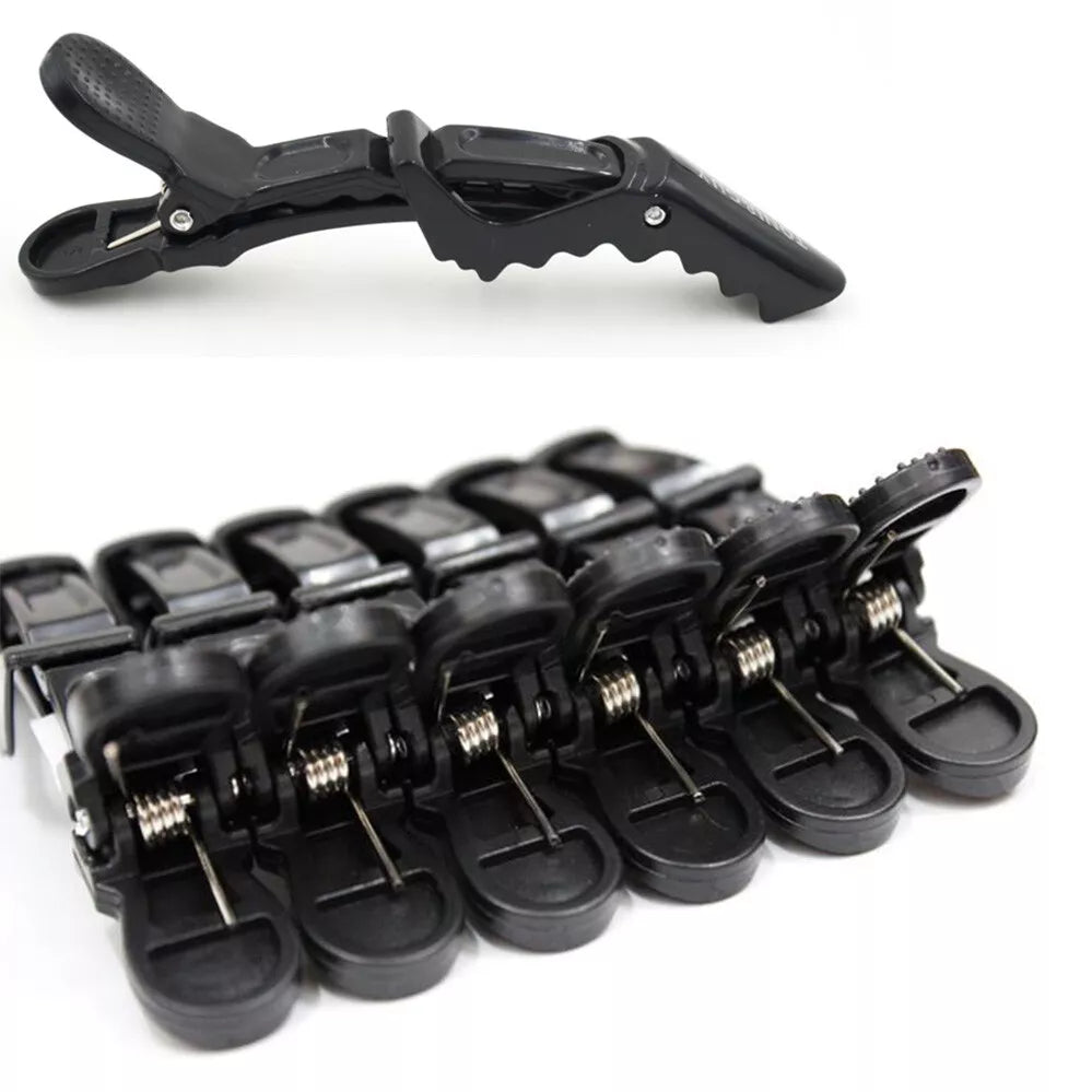 6PCS, 10PCS OR 12PCS Salon Crocodile Hair Clips – Strong Hold for Easy use while Styling