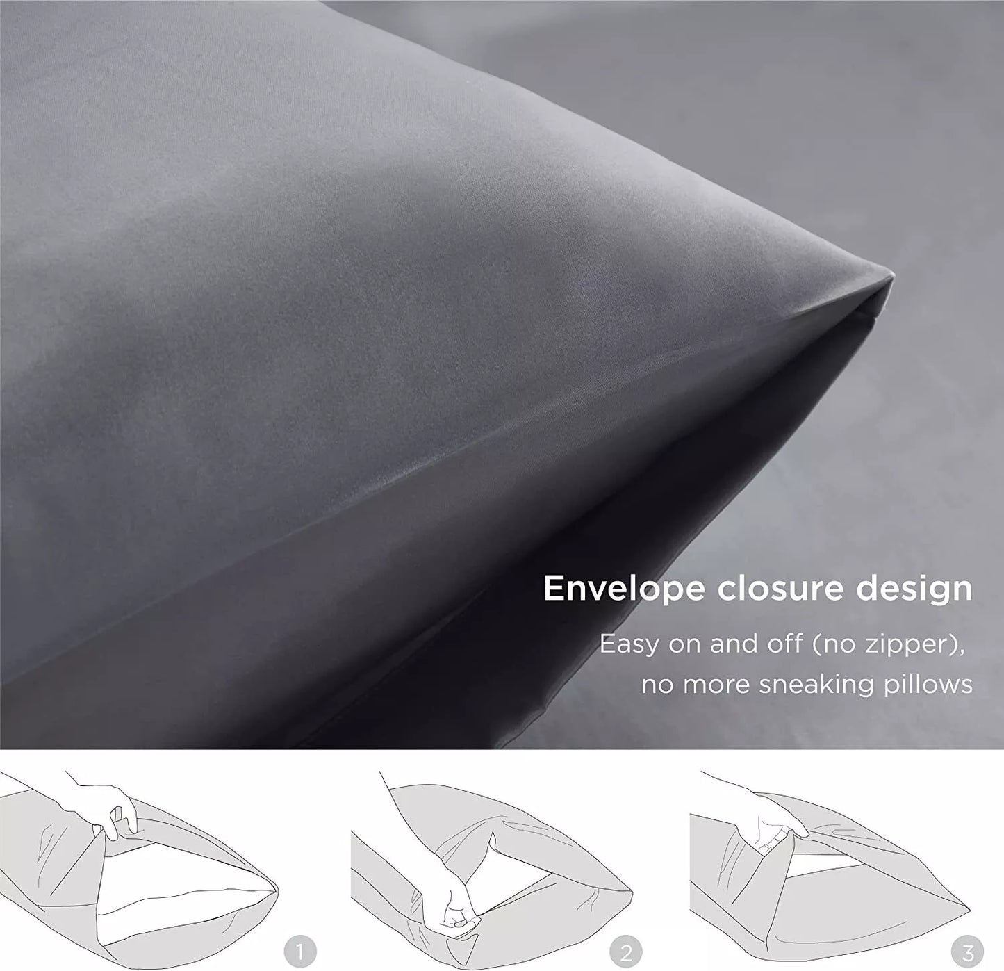 Twin Pack Satin Art Silk Pillowcases – Hair & Skin Care Essential