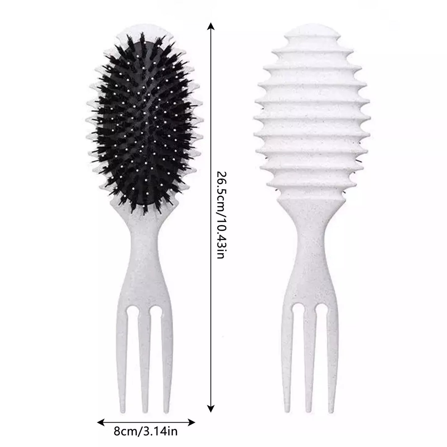 3-in-1 Curly Hair Brush – The Ultimate Curl Defining Styling Tool
