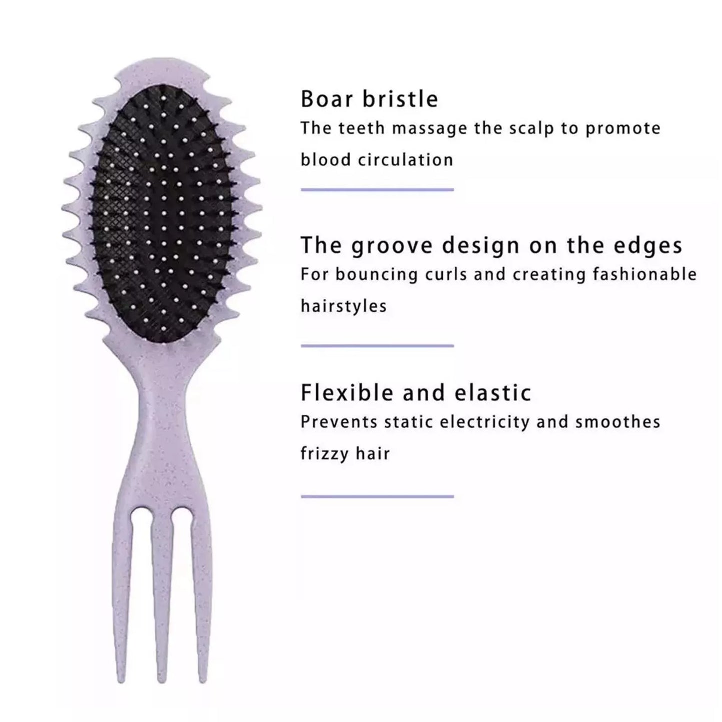 3-in-1 Curly Hair Brush – The Ultimate Curl Defining Styling Tool