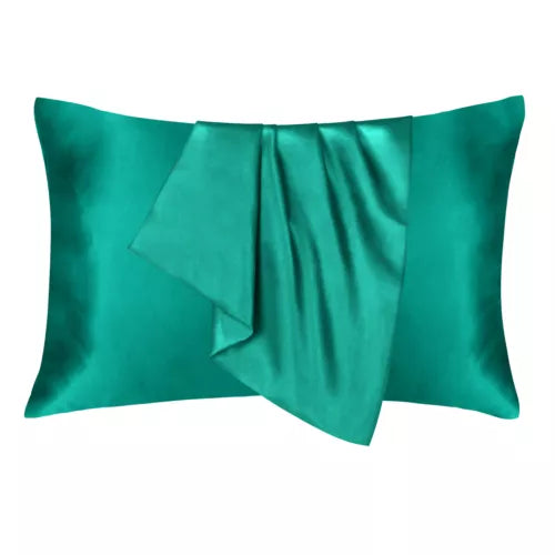2x Luxury Satin Silk Pillowcases – Wake Up to Frizz-Free, Smooth Hair