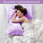 2x Luxury Satin Silk Pillowcases – Wake Up to Frizz-Free, Smooth Hair