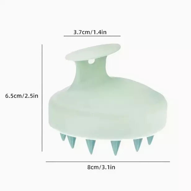 Silicone Scalp Shampoo Brush Scrubber – Gentle Exfoliation for Healthier Hair