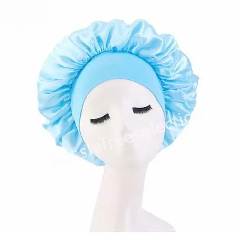 Soft Satin Sleeping Bonnet Hair Wrap – Protect Your Curls Overnight