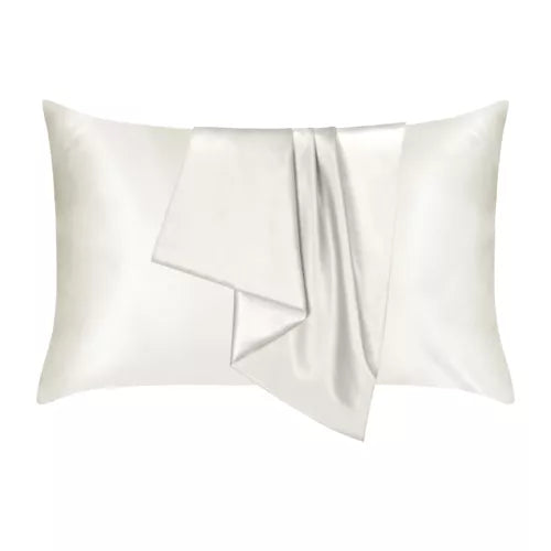 2x Luxury Satin Silk Pillowcases – Wake Up to Frizz-Free, Smooth Hair