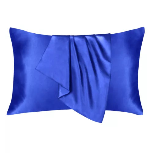 2x Luxury Satin Silk Pillowcases – Wake Up to Frizz-Free, Smooth Hair