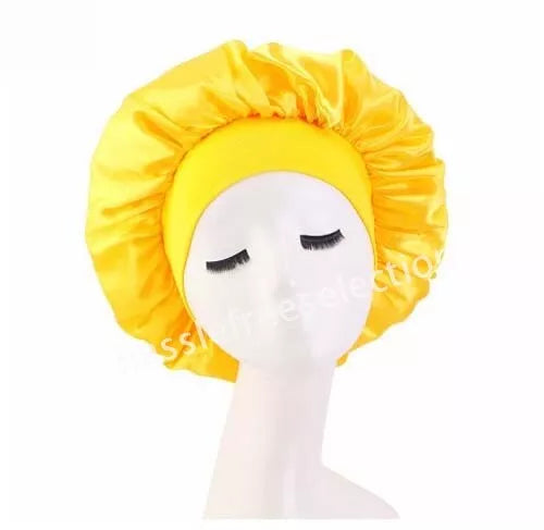 Soft Satin Sleeping Bonnet Hair Wrap – Protect Your Curls Overnight