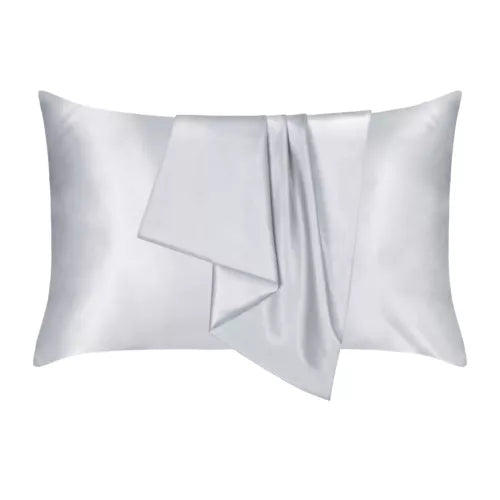 2x Luxury Satin Silk Pillowcases – Wake Up to Frizz-Free, Smooth Hair
