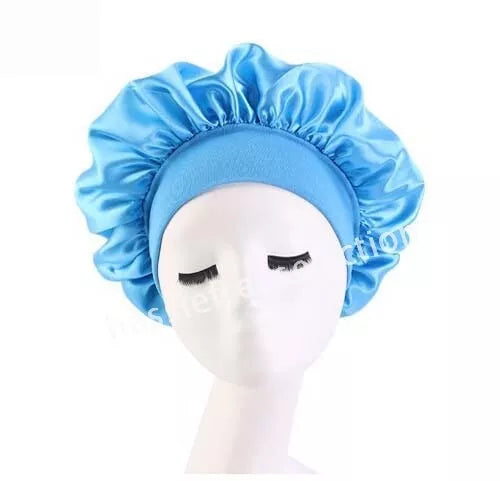 Soft Satin Sleeping Bonnet Hair Wrap – Protect Your Curls Overnight
