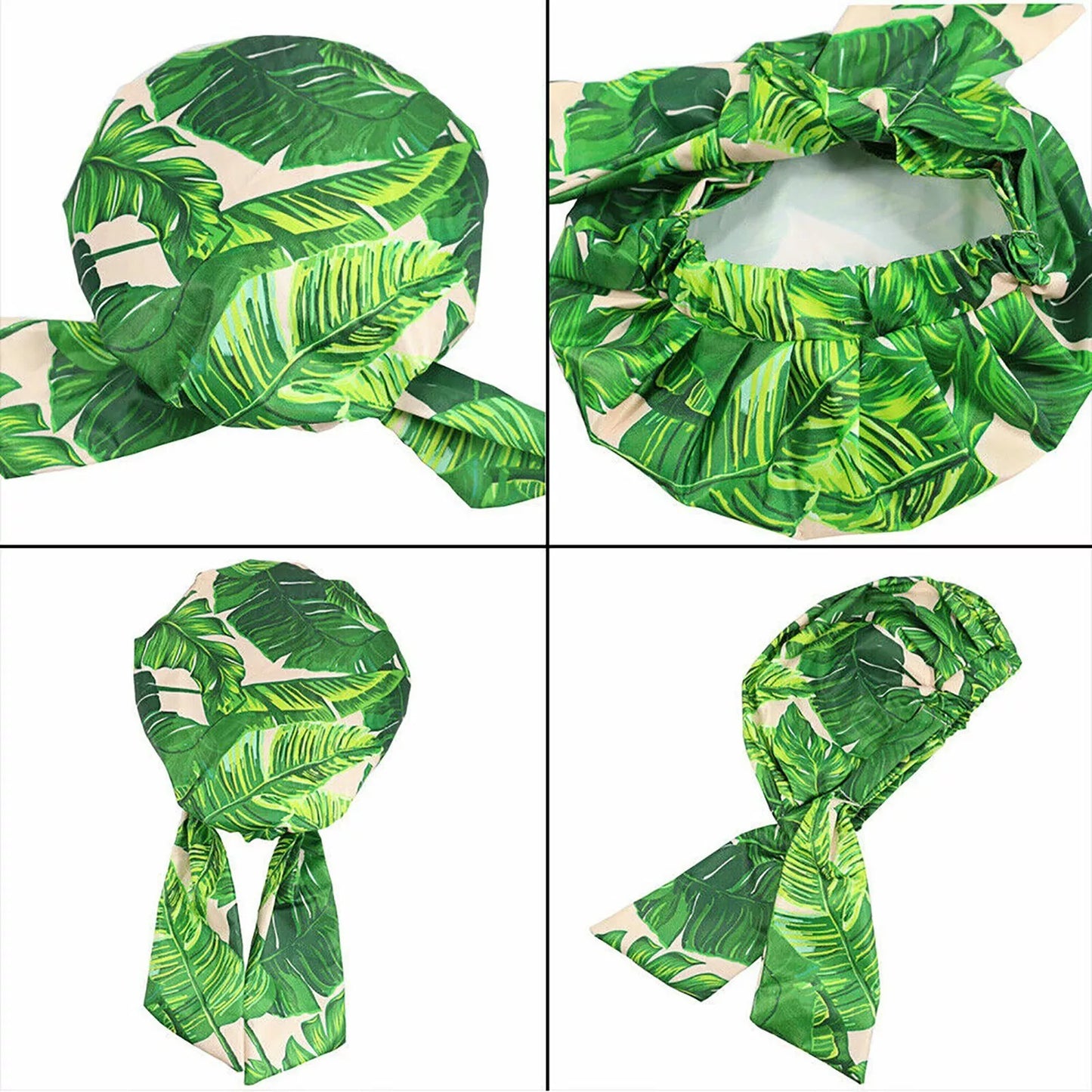 Reusable Women’s Shower Cap – Waterproof Large Turban for Long Hair