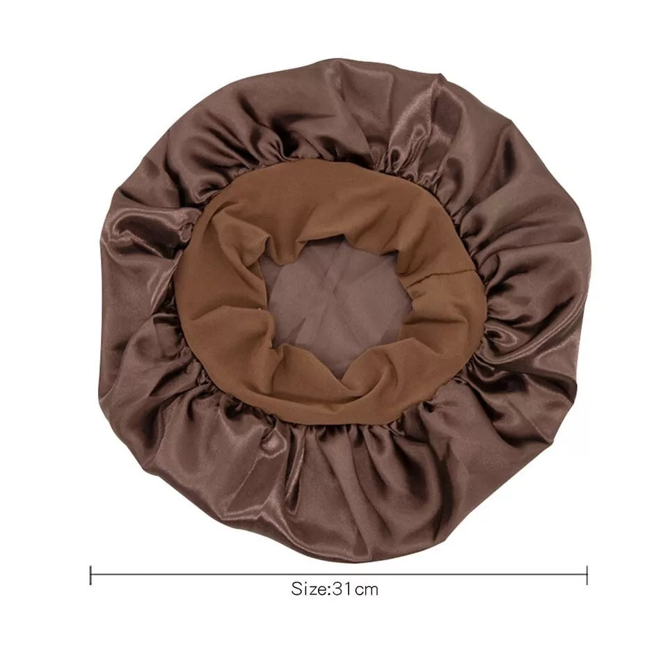 Soft Satin Sleeping Bonnet Hair Wrap – Protect Your Curls Overnight Long