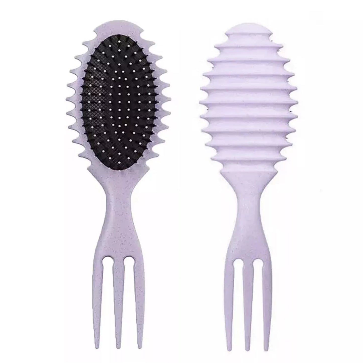 3-in-1 Curly Hair Brush – The Ultimate Curl Defining Styling Tool