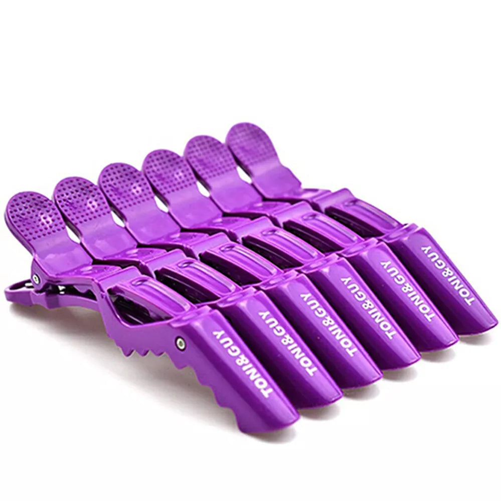6PCS, 10PCS OR 12PCS Salon Crocodile Hair Clips – Strong Hold for Easy use while Styling
