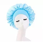 Soft Satin Sleeping Bonnet Hair Wrap – Protect Your Curls Overnight