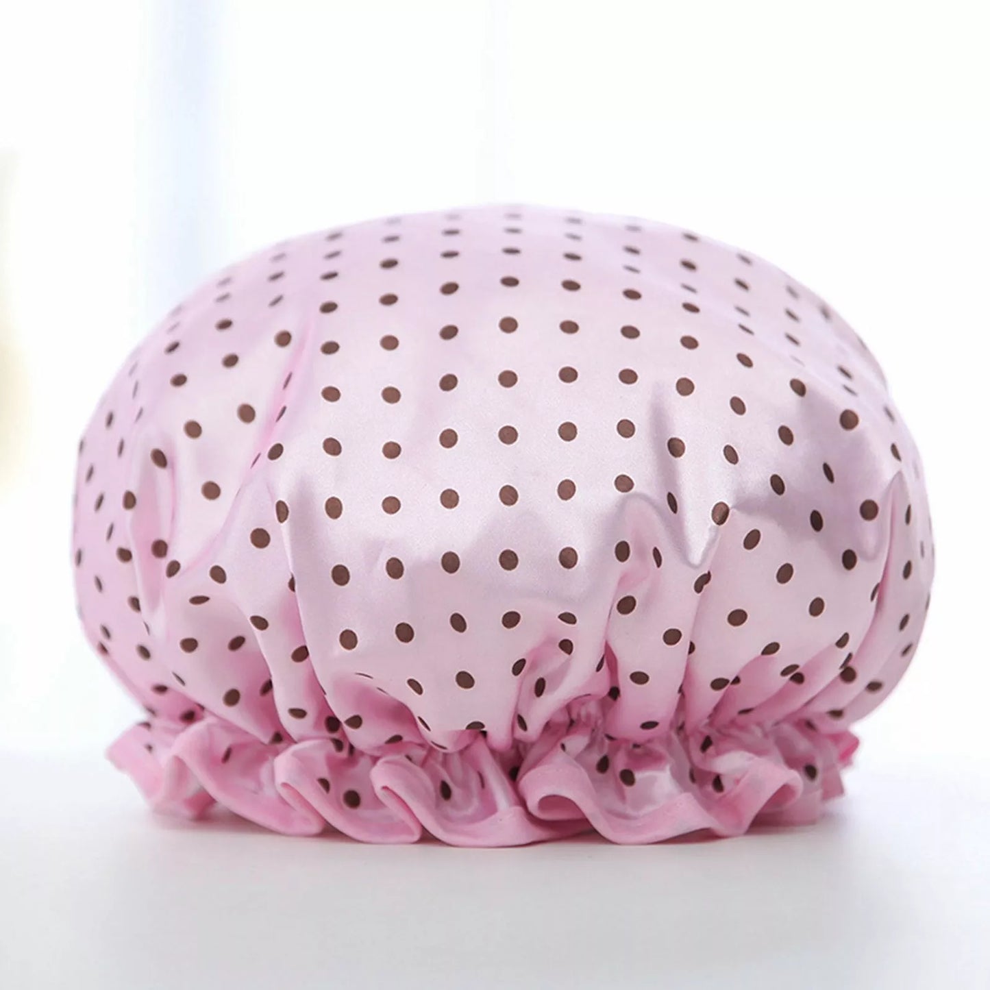 Reusable Women’s Shower Cap – Waterproof Large Turban for Long Hair