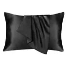 2x Luxury Satin Silk Pillowcases – Wake Up to Frizz-Free, Smooth Hair