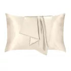 2x Luxury Satin Silk Pillowcases – Wake Up to Frizz-Free, Smooth Hair