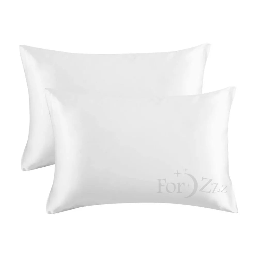 Twin Pack Satin Art Silk Pillowcases – Hair & Skin Care Essential