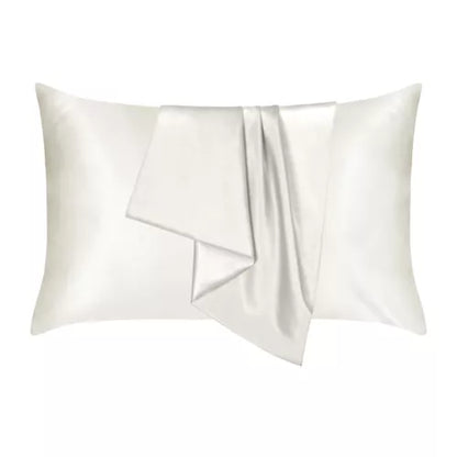 2x Luxury Satin Silk Pillowcases – Wake Up to Frizz-Free, Smooth Hair
